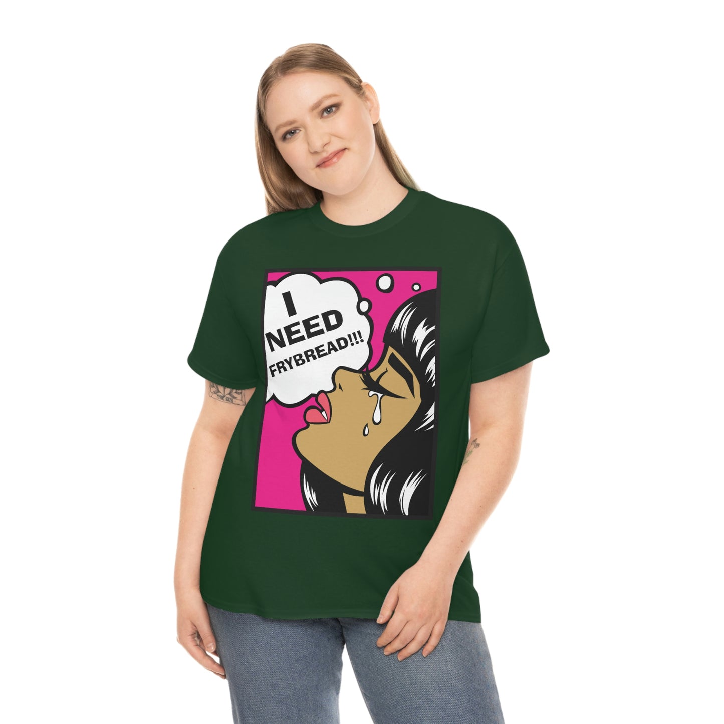 I Need Frybread Unisex Heavy Cotton Tee